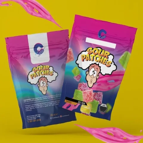 Custom Printed Soft-Touch Resealable Mylar Bag