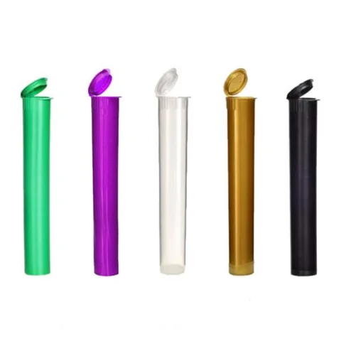 Custom Printed Pop-Top Plastic Packaging Tubes, 95-120 mm
